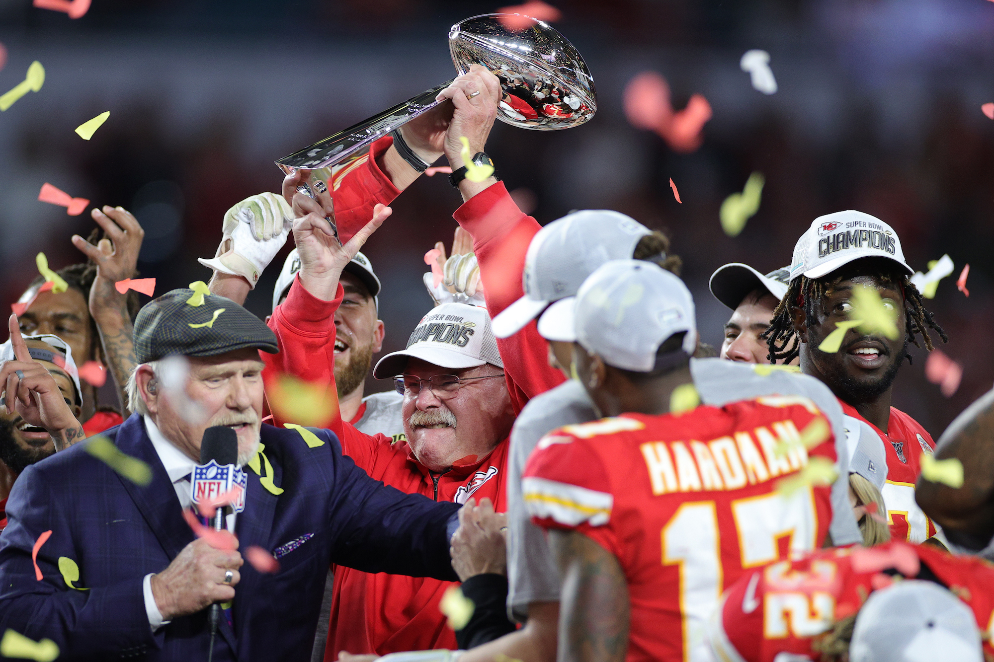 Chiefs Coach Andy Reid Says His Super Bowl Trophy Is His ‘Trophy Wife ...