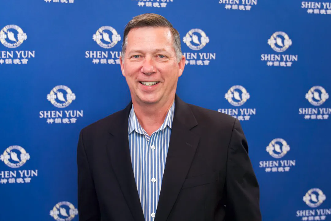 Tim Tully, retired from the US Navy, attended Shen Yun Performing Arts at the Mahaffey Theater in St. Petersburg, Florida, on Feb. 18, 2020. (NTD Television)