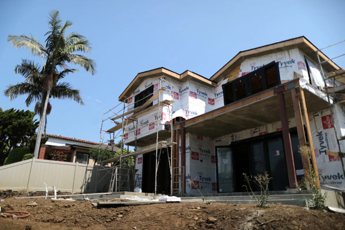 A construction site in Los Angeles, California, on July 30, 2018. (Lucy Nicholson/Reuters)