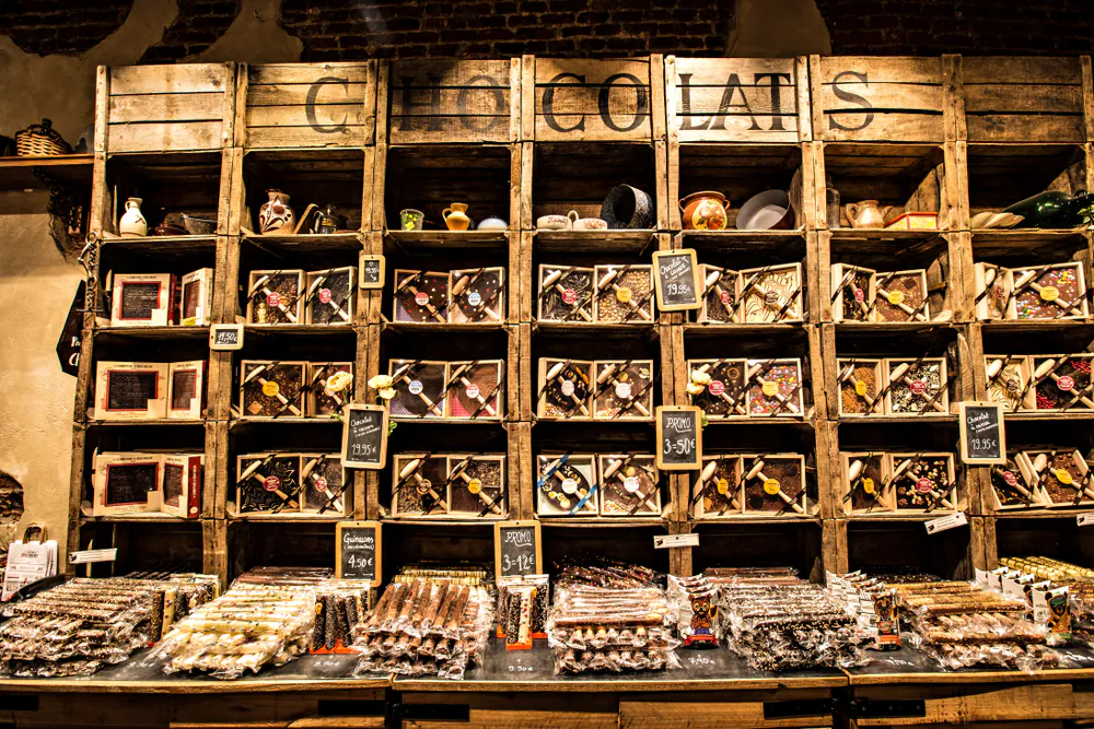 Chocolates in downtown Brussels. (Shutterstock)