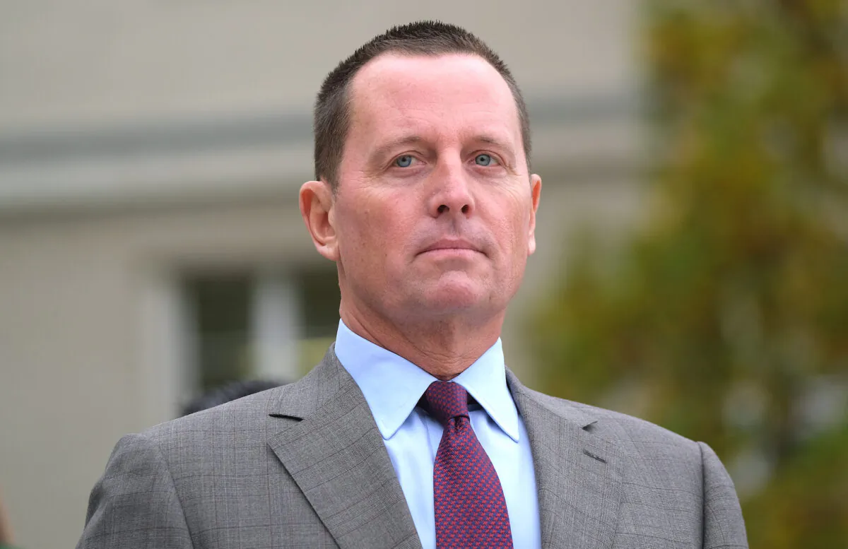 Richard Grenell at the Federal Defense Ministry in Berlin on Nov. 8, 2019. (Sean Gallup/Getty Images)