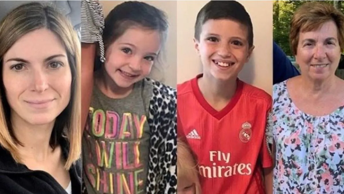 Authorities said 5-year-old Scarlett Smith and her mother, Julie Smith, 41, were killed in the crash along with Scarlett's grandmother, Josephine Fay. Jackson Smith, 11, was taken to the hospital and was later pronounced dead. (GoFundMe)
