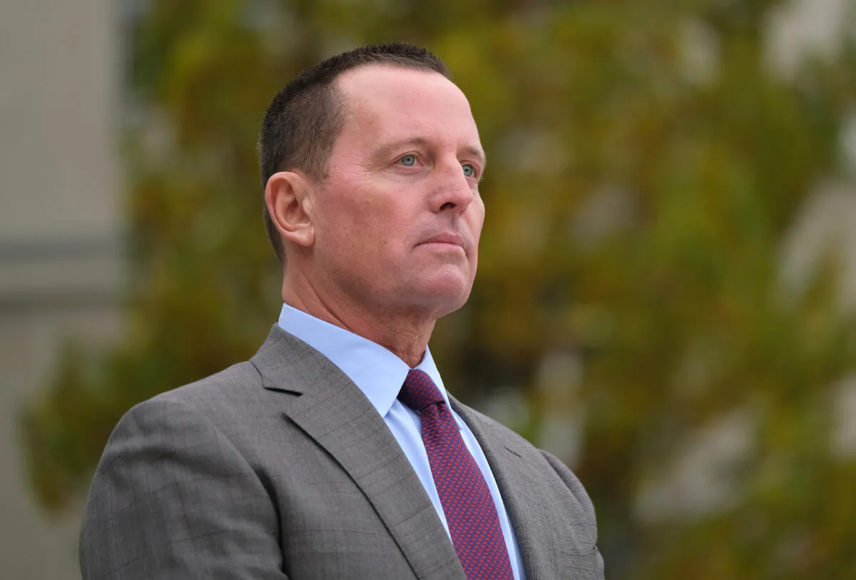 U.S. Ambassador to Germany Richard Grenell at the Federal Defense Ministry in Berlin, Germany, on Nov. 8, 2019. (Sean Gallup/Getty Images)