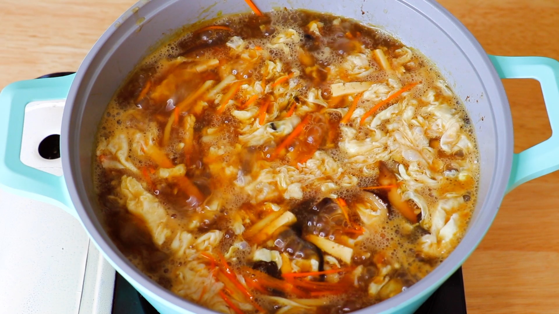 7. Added eggs