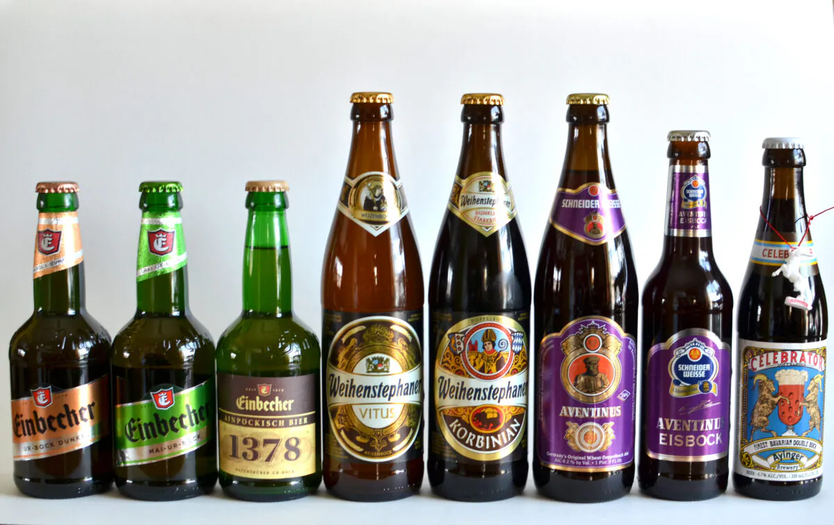 A lineup of outstanding German bocks. (Kevin Revolinski)