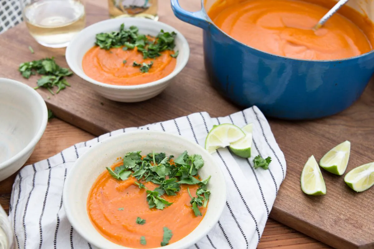 Make a big batch of soup to get through the rest of winter. (Caroline Chambers)