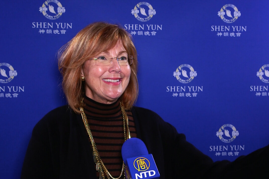 Deborah Prischmann Gryniewicz, vocal instructor and former vocal faculty member at the University of the Arts in Philadelphia, attended Shen Yun Performing Arts at the Tucson Music Hall, Feb. 22, 2020. (NTD Television)