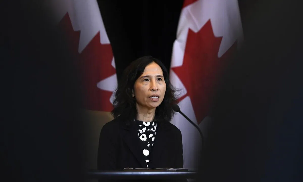 Chief Public Health Officer of Canada Dr. Theresa Tam speaks at a press conference in Ottawa, on Jan. 26, 2020. (Justin Tang/The Canada Press) 