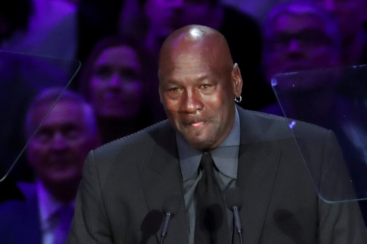 Former basketball player Michael Jordan