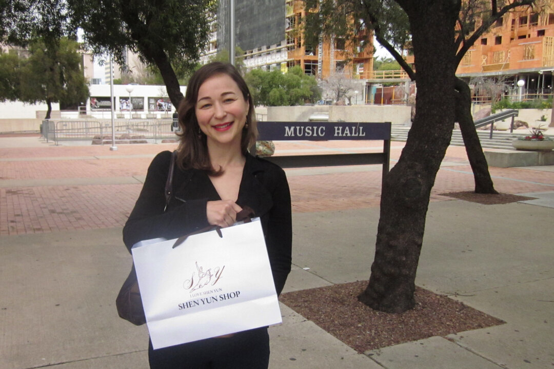 Christin Marioni, a photographer who owns her own business, attended Shen Yun Performing Arts at the Tucson Music Hall, in Arizona, on Feb. 23, 2020. (Jane Yang/The Epoch Times)