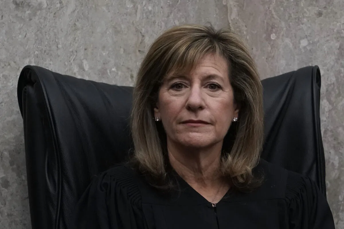U.S. District Judge Amy Berman Jackson listens during the investiture ceremony for U.S. District Judge Trevor N. McFaddenat the U.S. District Court in Washington on April 13, 2018. (Alex Wong/Getty Images)