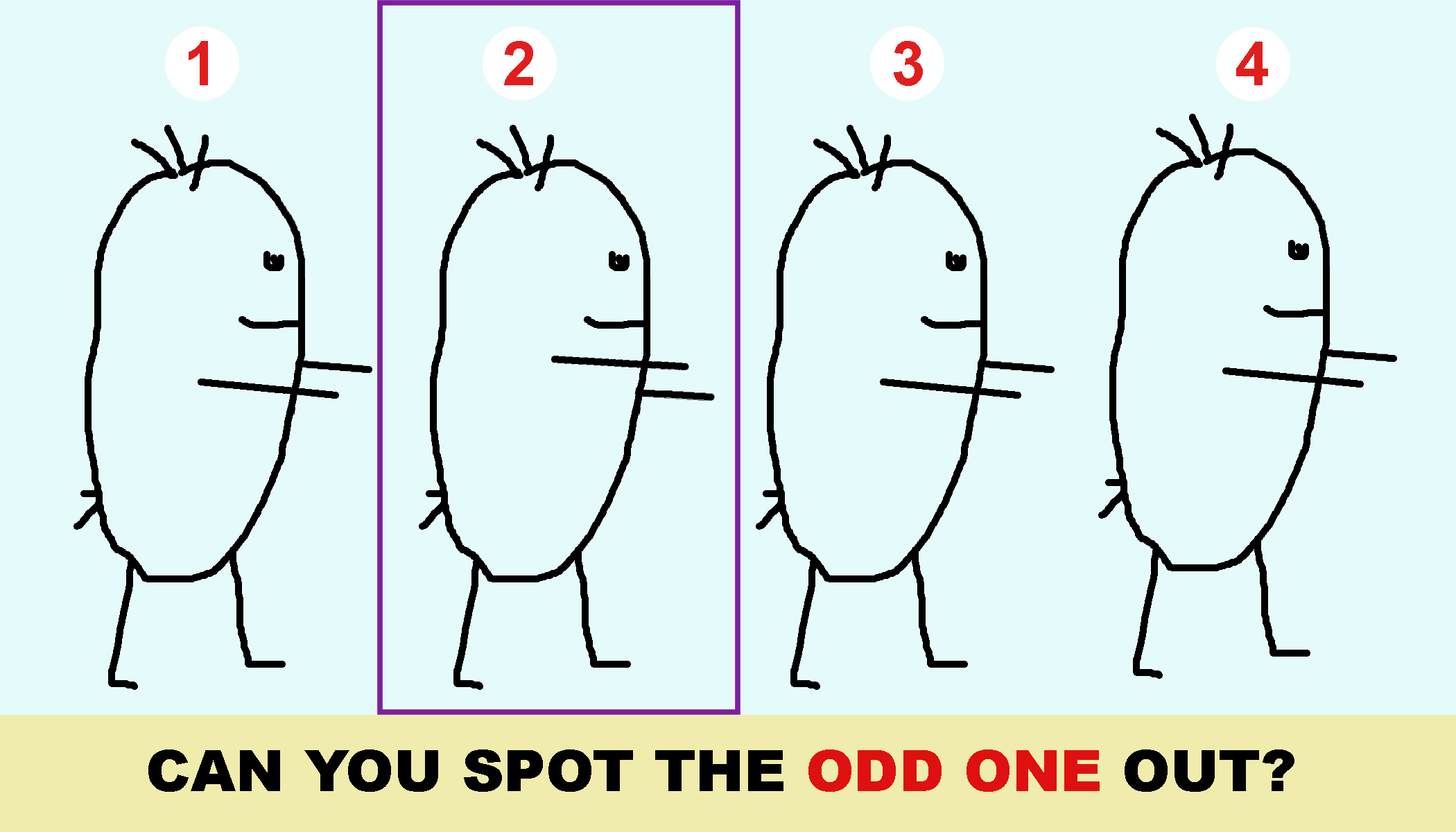 Brain Test: Can you spot the Odd One Out in this Image? Picture Puzzle -  News