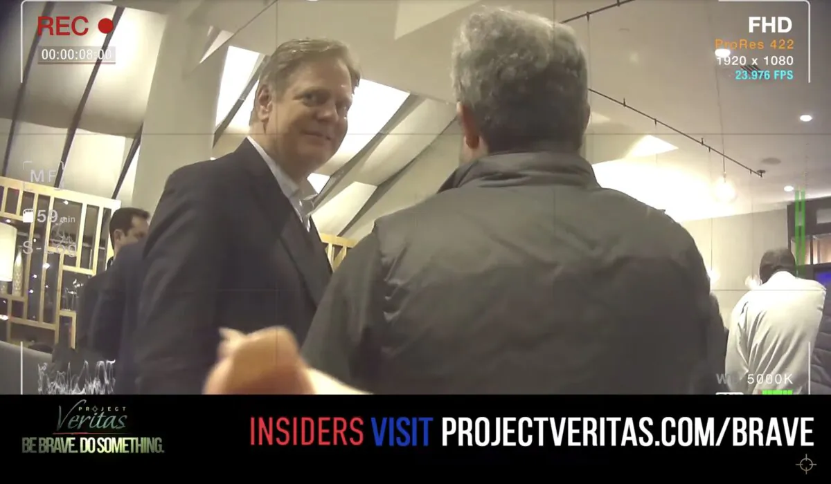 ABC News correspondent David Wright (L). (Project Veritas)
