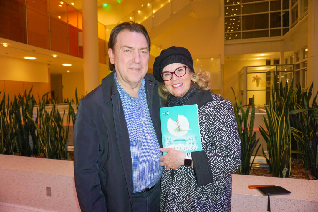 Rick Baldassin and his wife, Cindy provide the piano that accompanies performers on stage at Shen Yun Performing Arts in Salt Lake City, Utah. They attended Shen Yun at the George S. and Dolores Doré Eccles Theater, Feb. 25, 2020. (Sally Sun/The Epoch Times)