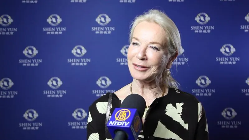 Nicola Danner was in the audience at the Musical Theater Basel for the Shen Yun opening performance on Feb. 25, 2020, in Basel, Switzerland. (NTD Television)