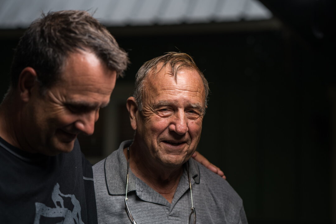Scott and his father Rex Mann. (Courtesy of Scott Mann)