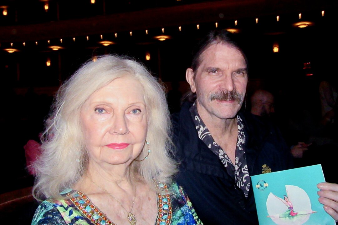 Cindy Doumani and Randy Soard enjoyed Shen Yun in Las Vegas, on Feb. 26, 2020, as they have every year since Shen Yun for a decade. (Jana Li/The Epoch Times)