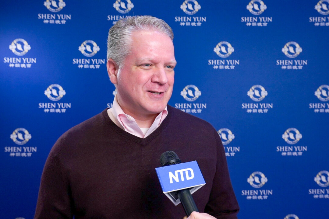 Aaron Walker, financial advisor, attended Shen Yun Performing Arts at the George S. and Dolores Doré Eccles Theater in Salt Lake City, Utah, on Feb. 26, 2020. (NTD Television)