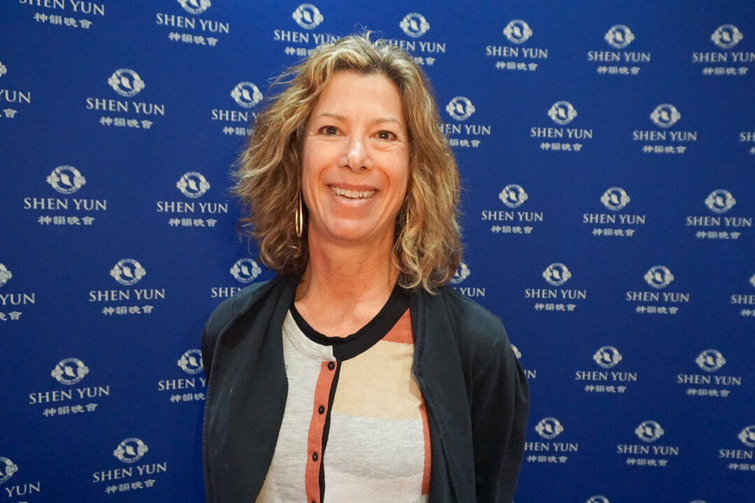 Valerie Cover, an environmental scientist, attended Shen Yun Performing Arts, at Norfolk's Chrysler Hall, on Feb. 27, 2020. (NTDTV)