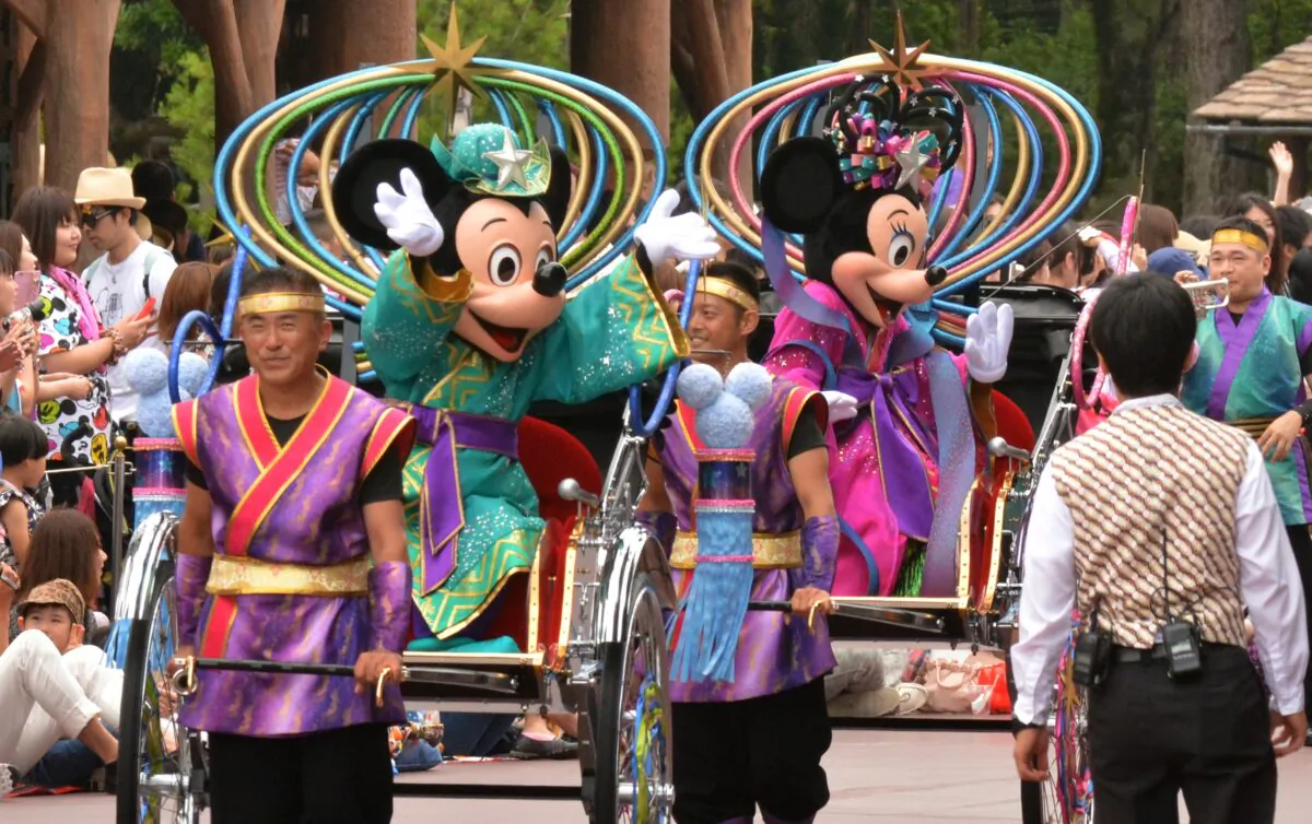 Disney characters are seen in a file photo. (KAZUHIRO NOGI/AFP via Getty Images)