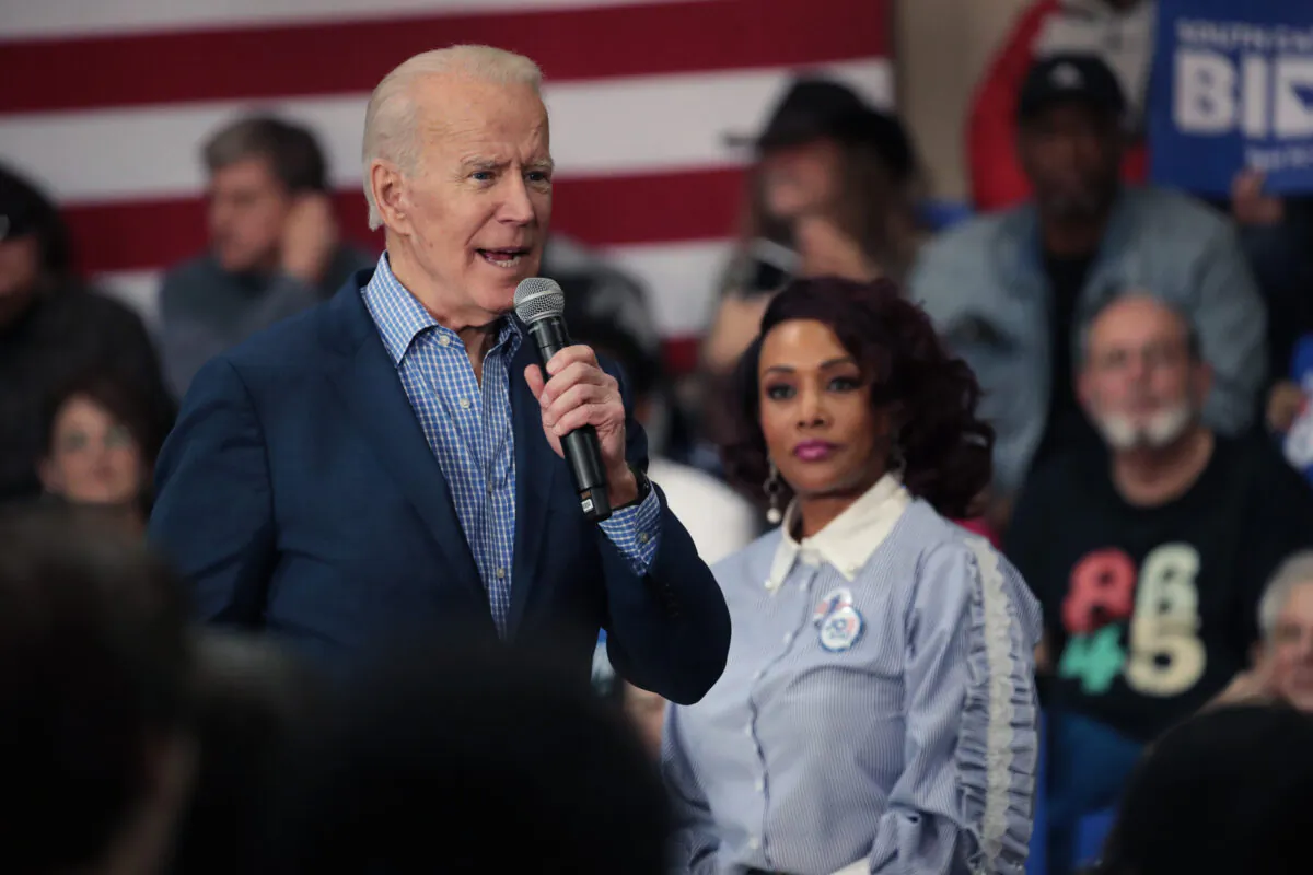 Former Vice President Joe Biden speaks to South Carolinians in Conway on Feb. 27, 2020. (Scott Olson/Getty Images)