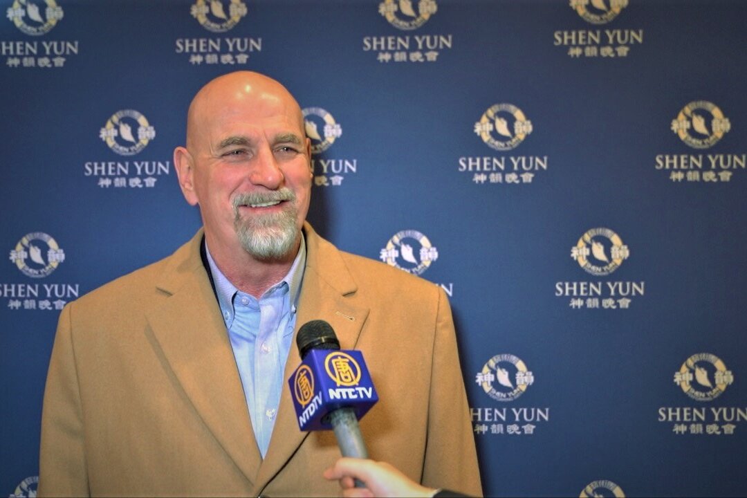 George McReynolds, owner of McReynolds Wealth Management, author, and speaker, attended Shen Yun Performing Arts at the Merriam Theater ,in Philadelphia, on Feb. 29, 2020. (NTD television)
