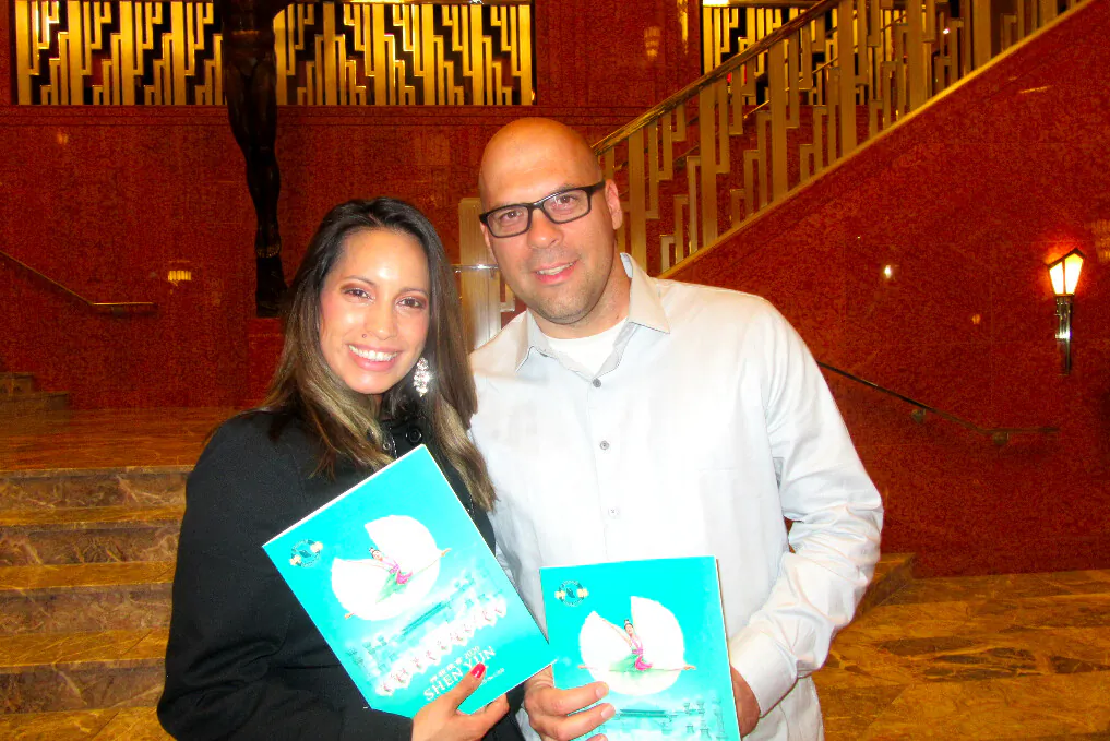 Olga Chumbe and Chris Hristov, husband and wife, attended Shen Yun Performing Arts in Las Vegas at The Smith Center for the Performing Arts, Feb. 29, 2020. (Jana Li/The Epoch Times)