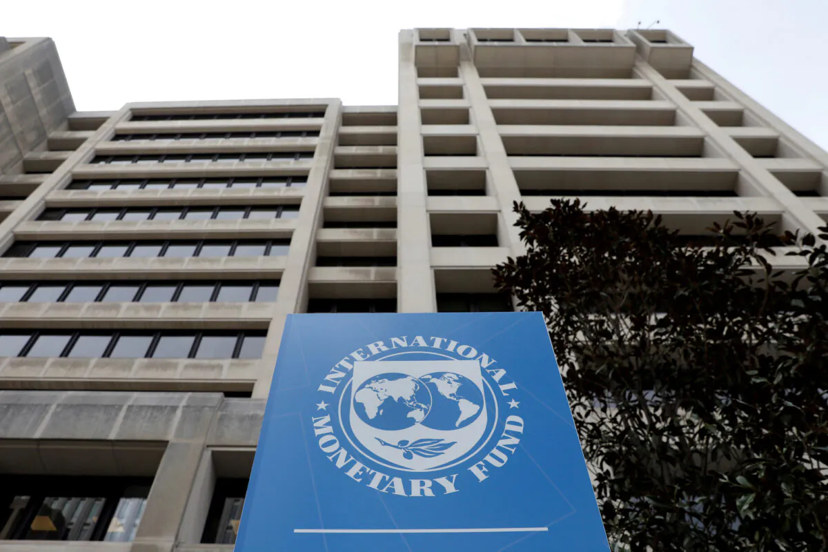 The International Monetary Fund (IMF) headquarters ahead of the IMF/World Bank spring meetings in Washington, on April 8, 2019. (Reuters/Yuri Gripas/File Photo)