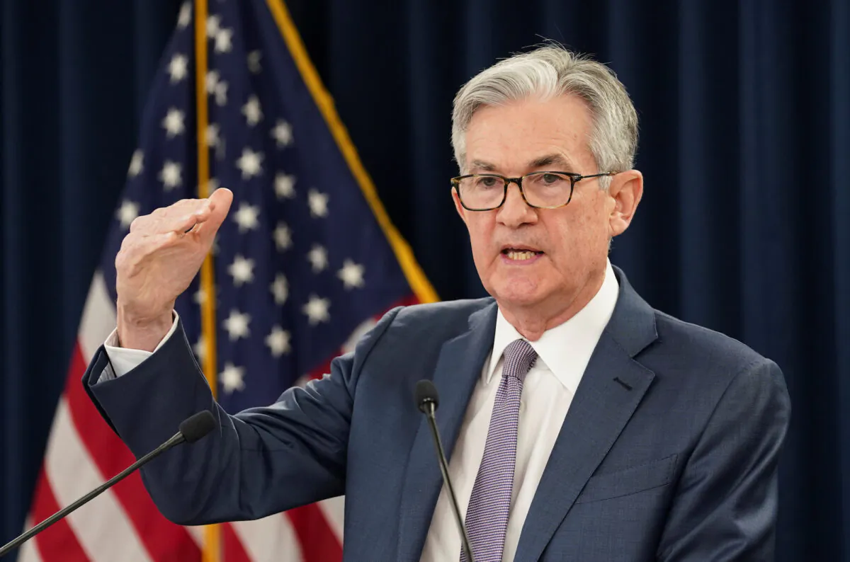 Federal Reserve Chairman Jerome Powell speaks to reporters after the Federal Reserve cut interest rates in an emergency move designed to shield the world's largest economy from the impact of the coronavirus, during a news conference in Washington, on March 3, 2020. (Kevin Lamarque/Reuters)
