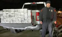 Police Dog Sniffs Out 595lbs of Meth Worth $1.2 Million Hidden in Semitrailer in Texas Drug Bust
