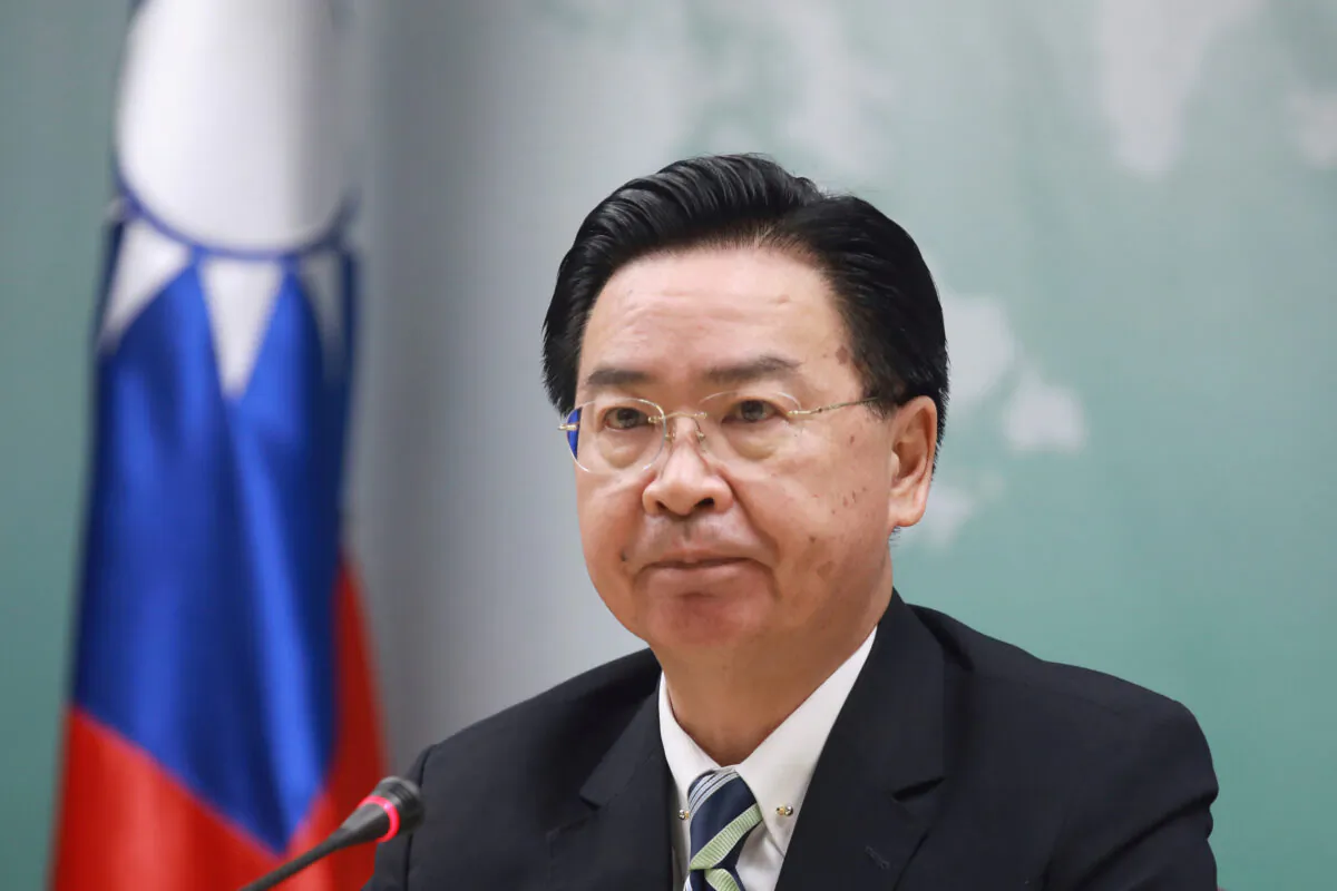 Taiwan Foreign Minister Joseph Wu attends a news conference in Taipei, Taiwan. on Sept. 20, 2019. (I-Hwa Cheng/Reuters)