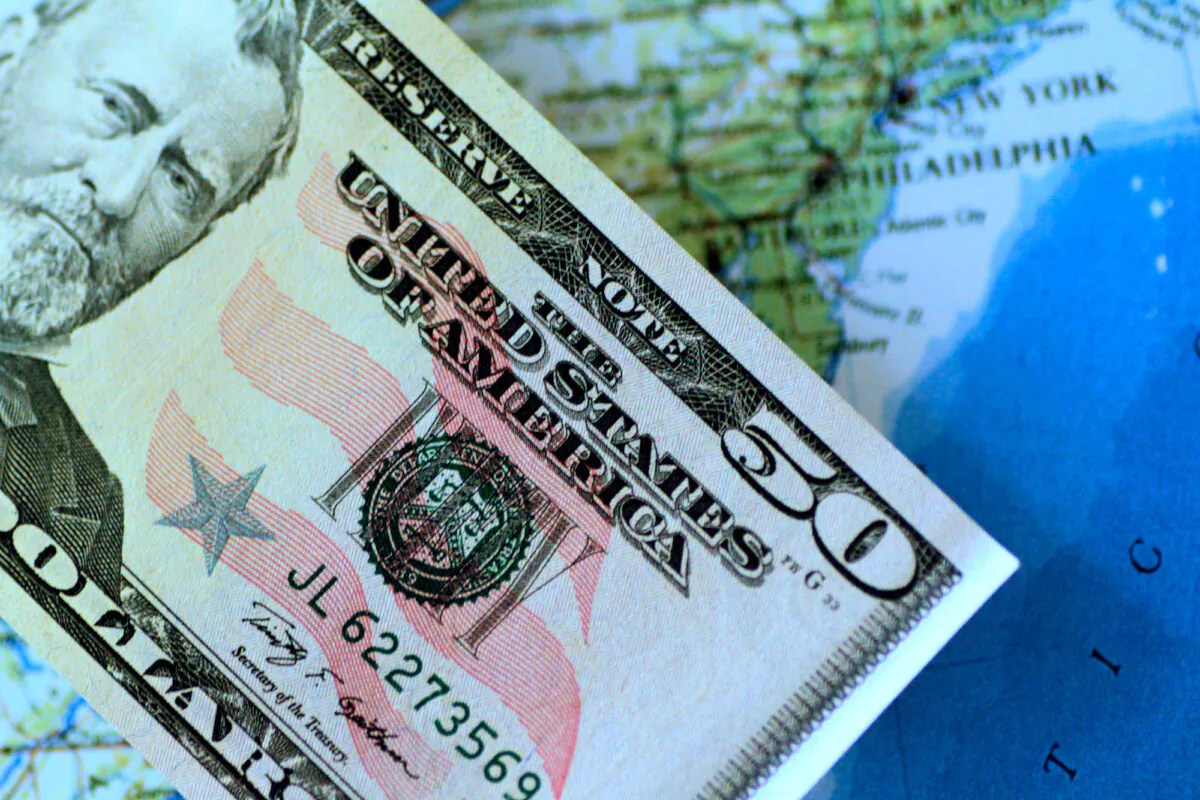 A 50-dollar note is seen in this June 22, 2017 illustration photo. (Reuters/Thomas White/Illustration)