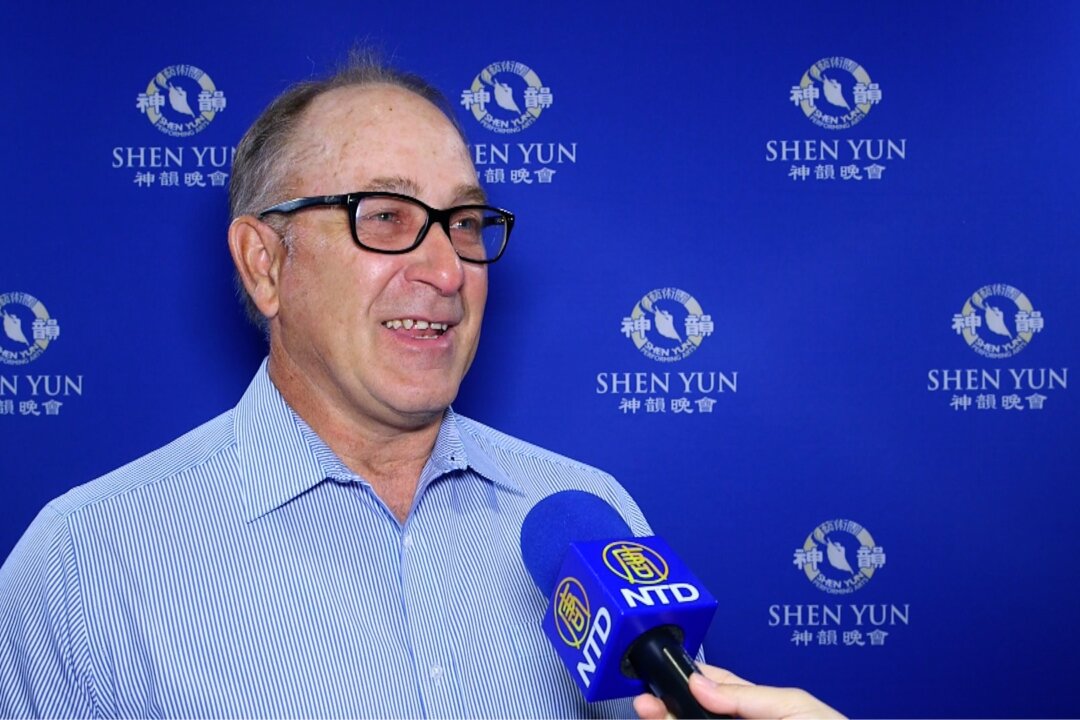 Business owner David Hale attended Shen Yun Performing Arts at the Phoenix Orpheum, in Arizona, on March 6, 2020. (NTD Television)