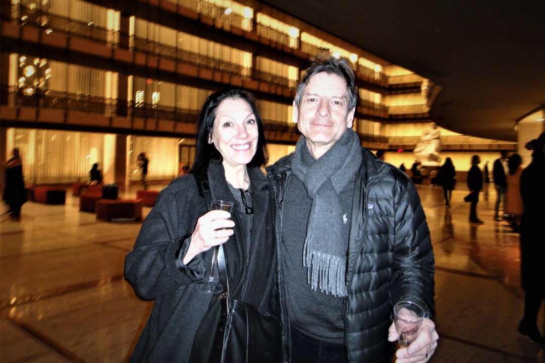 Judith Palacio enjoyed Shen Yun Performing Arts at Lincoln Center, in New York, on March 7, 2020. (Dongyu Teng/The Epoch Times)