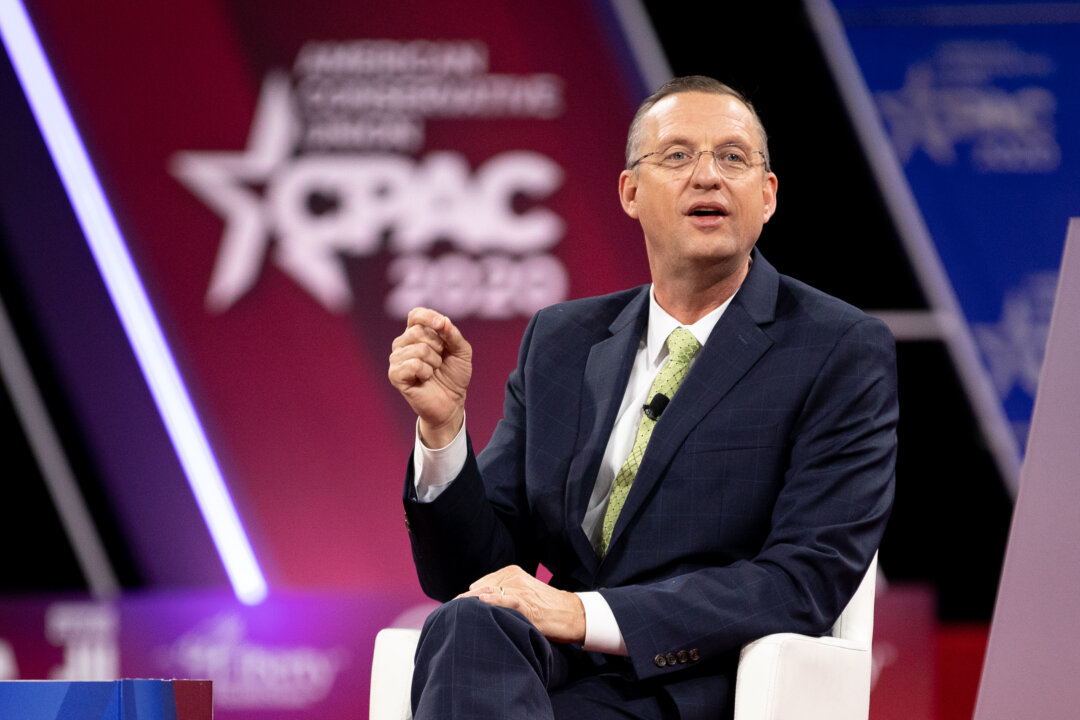 Rep. Doug Collins (R-Ga.) speaks at the CPAC convention in National Harbor, Md., on Feb. 27, 2020. (Samira Bouaou/The Epoch Times)