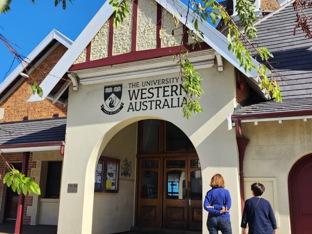 A UWA campus in Albany, Western Australia, on March 10, 2024. (Susan Mortimer/The Epoch Times)