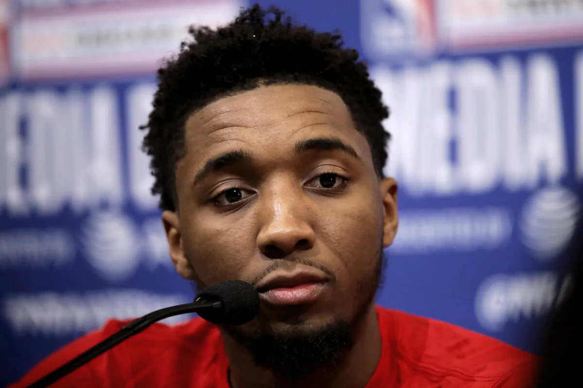 Donovan Mitchell of the Utah Jazz in a file photograph. (Jonathan Daniel/Getty Images)
