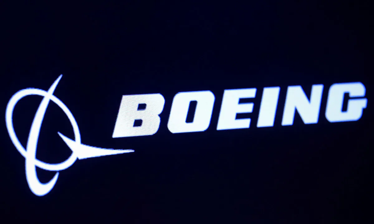 The company logo for Boeing is displayed on a screen on the floor of the New York Stock Exchange (NYSE) in New York, U.S., March 11, 2019. (Brendan McDermid/Reuters, File Photo)