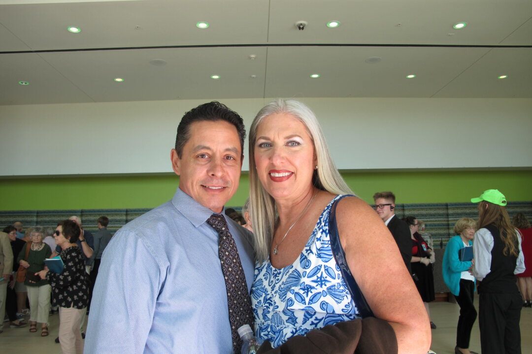 Jason Thompson, a business owner, attended Shen Yun Performing Arts with his wife at the Venice Performing Arts Center in Venice, Florida, on March 14, 2020. (Mary Mann/The Epoch Times)