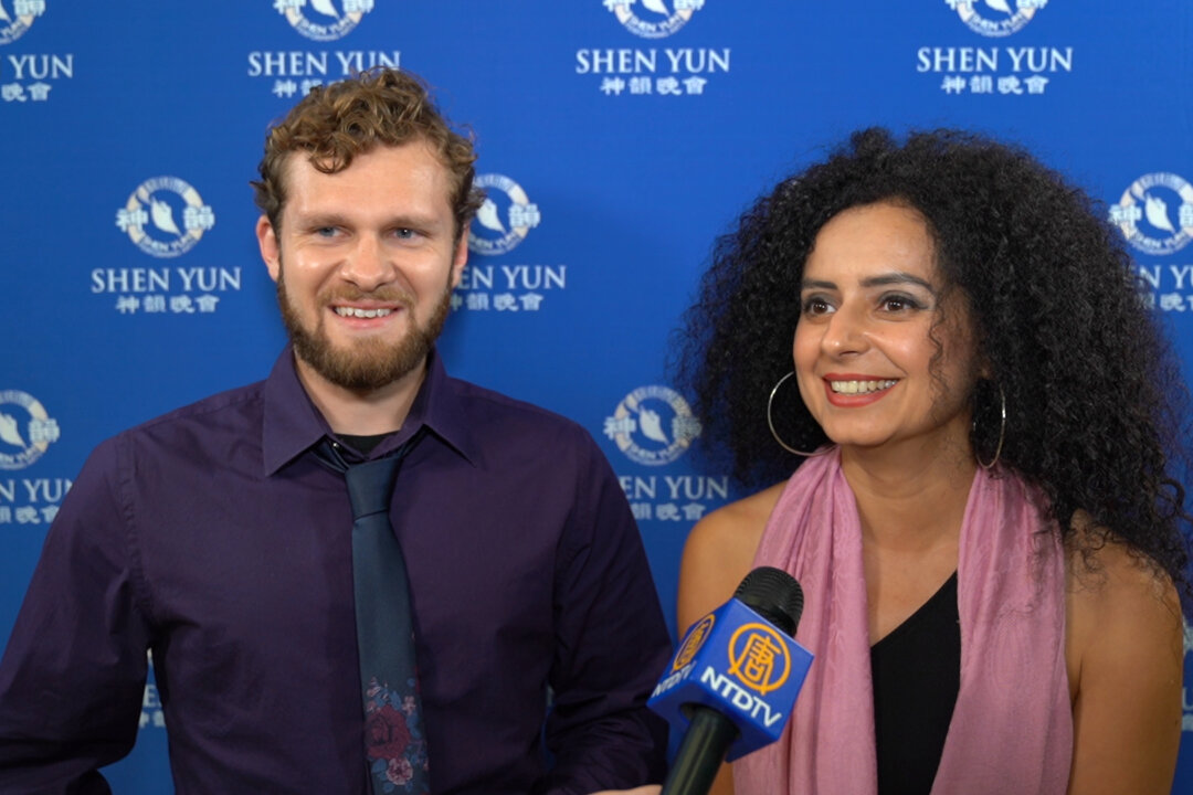 Rich Chiovitti and Neggaz attended Shen Yun Performing Arts in Venice, Florida at the Venice Performing Arts Center on March 13, 2020. Professor Neggaz said she would recommend Shen Yun to all of her colleagues at the college where she teaches history. (NTD Television)