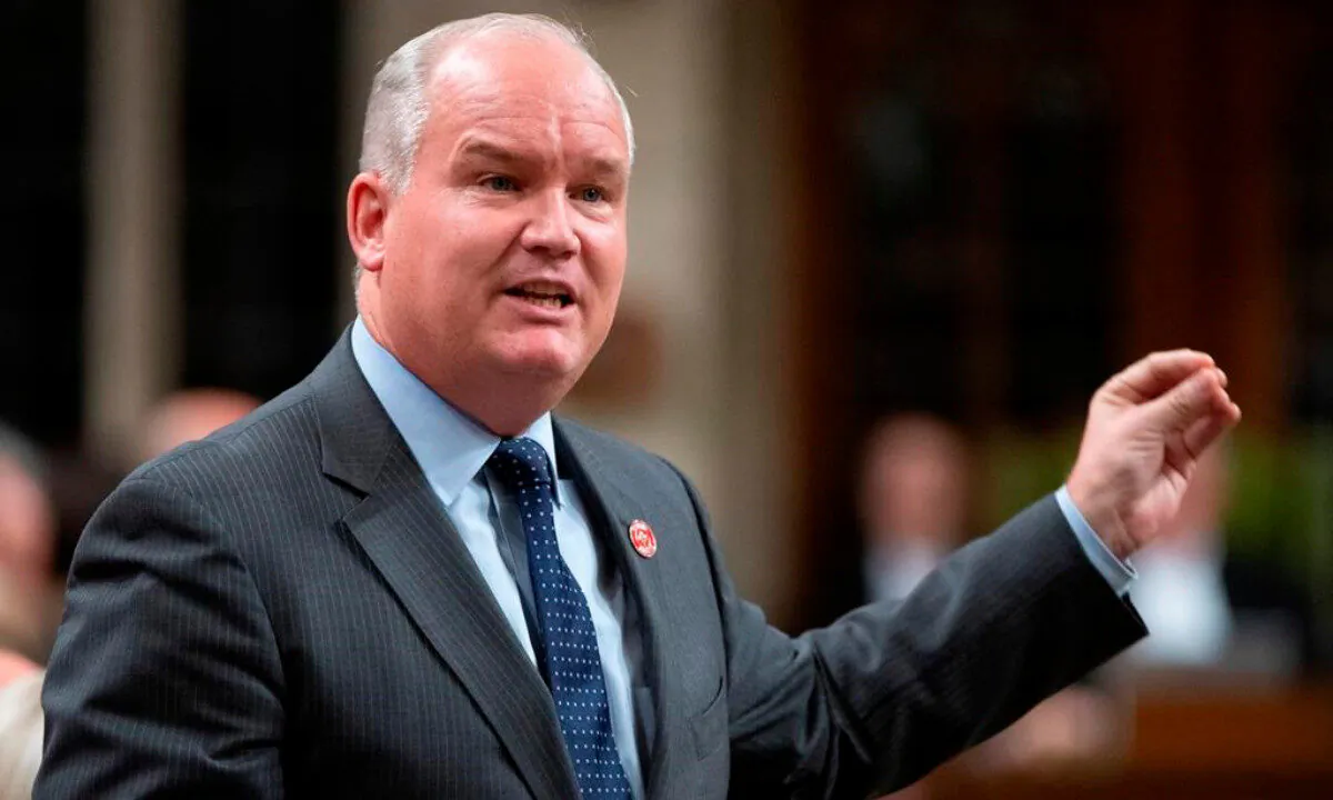 Conservative MP Erin O'Toole rises during Question Period in the House of Commons on Oct. 18, 2018 in Ottawa. (Adrian Wyld/The Canadian Press)