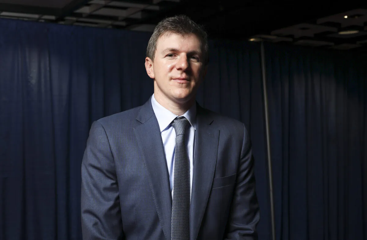 James O'Keefe, Project Veritas Founder at the Values Voter Summit in Washington on Oct. 12, 2019. (Samira Bouaou/The Epoch Times)