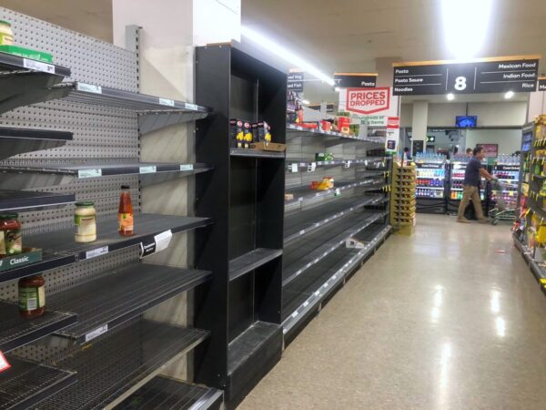 empty pasta shelves