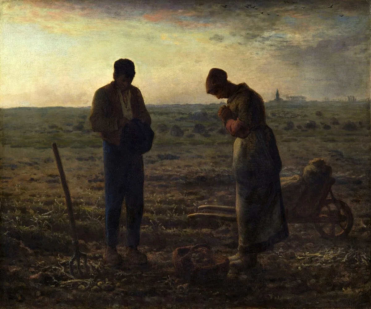 “The Angelus,” 1857–1859, by Jean-François Millet. Orsay Museum. (Public Domain)