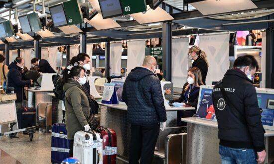 Italy Mandates COVID Testing of All China Arrivals After Half of Passengers on Two Flights From China to Milan Tested Positive
