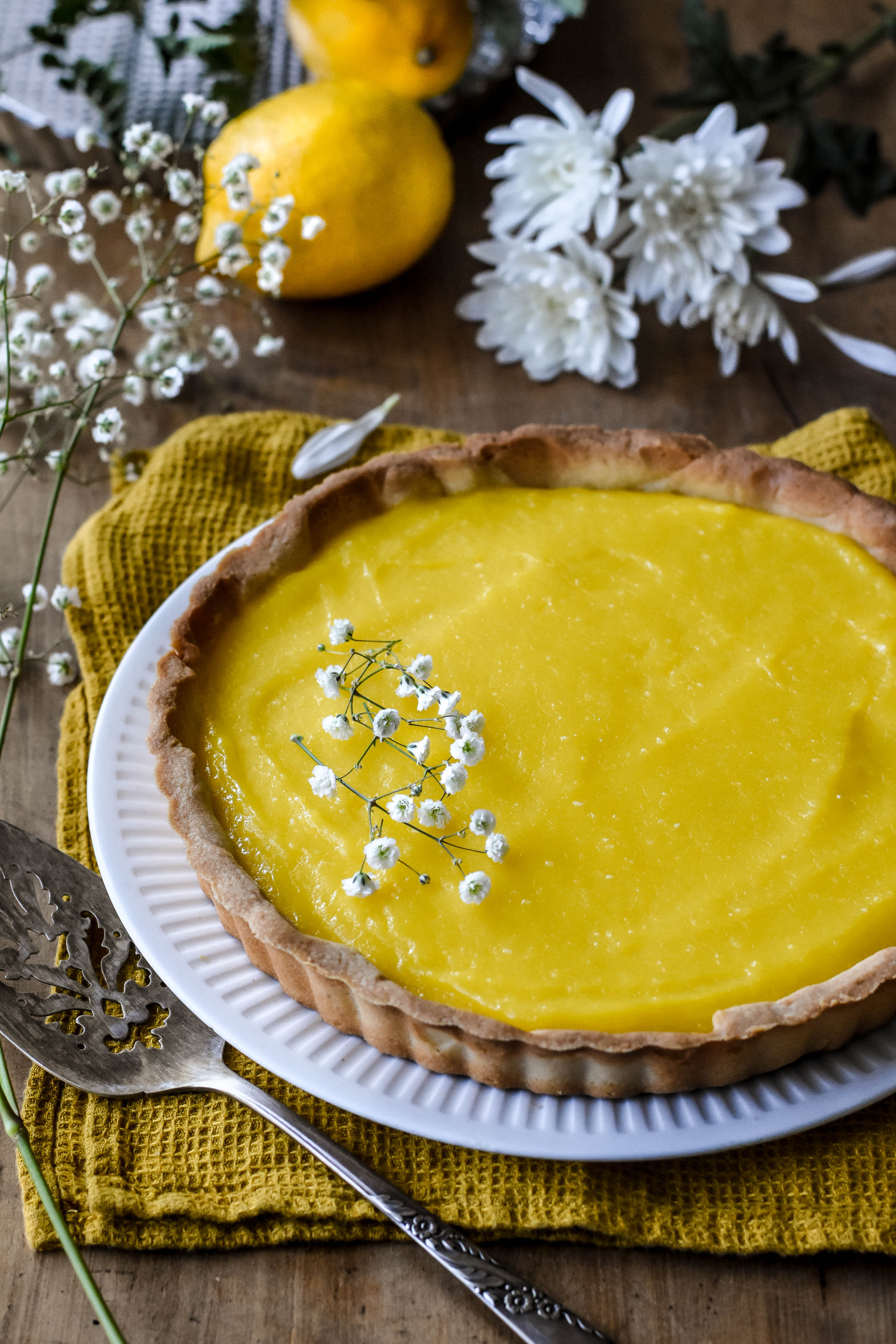 Tarte au Citron french dessert