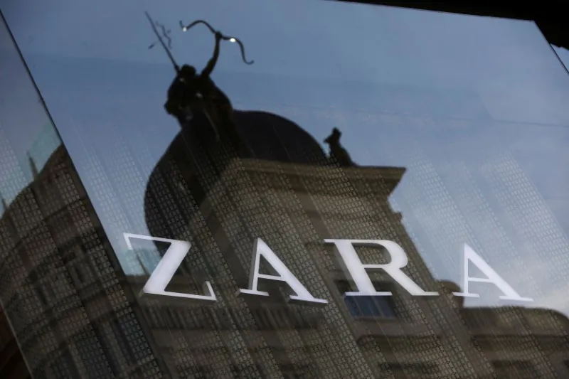 The logo of a Zara store, an Inditex brand, is seen in central Madrid on Dec. 13, 2017. (Susana Vera/File Photo/Reuters)