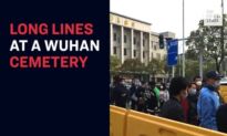 Long Lines in a Wuhan Cemetery