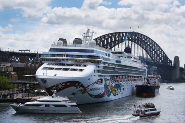 The Norwegian Jewel cruise ship is in lock down while health authorities test a man for Coronavirus in Sydney,