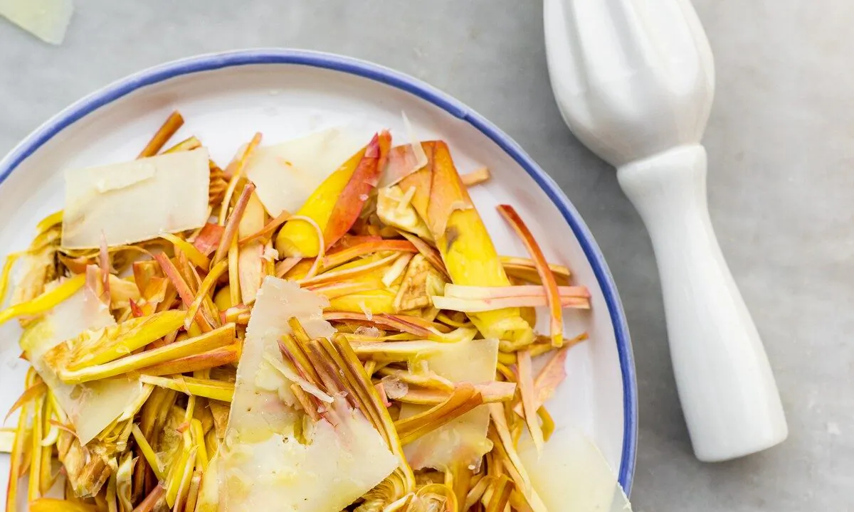 Artichoke carpaccio. (Giulia Scarpaleggia)